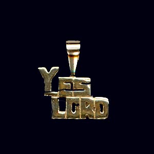 J-YL-GP-L - Yes Lord Gold Pendant  - Large